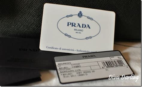 what does prada authenticity card look like|Prada authenticity card blank.